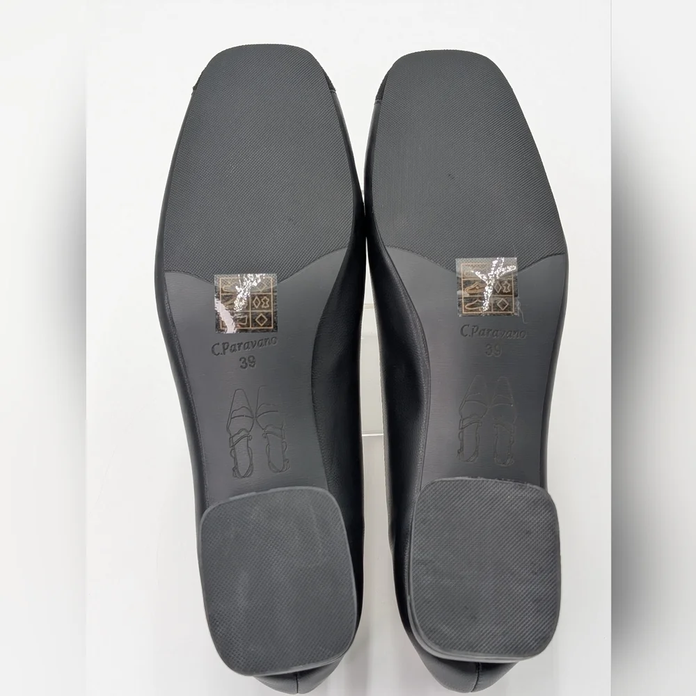 NWOT C. Paravano Toe Bowknot Ballet Flats Size US 8.5 EU 39 - Picture 12 of 16